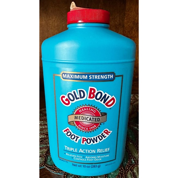 GOLD BOND MEDICATED MAXIMUM STRENGTH FOOT POWDER 10oz - Picture 1 of 2